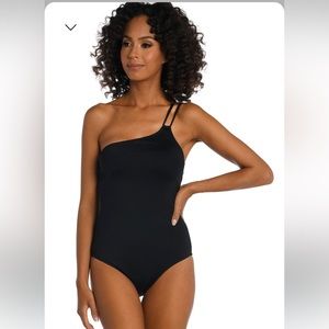 NWT La Blanca one shoulder bathing suit